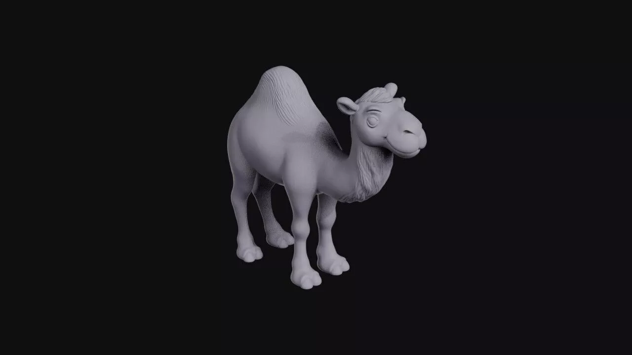 Camel 3D print model
