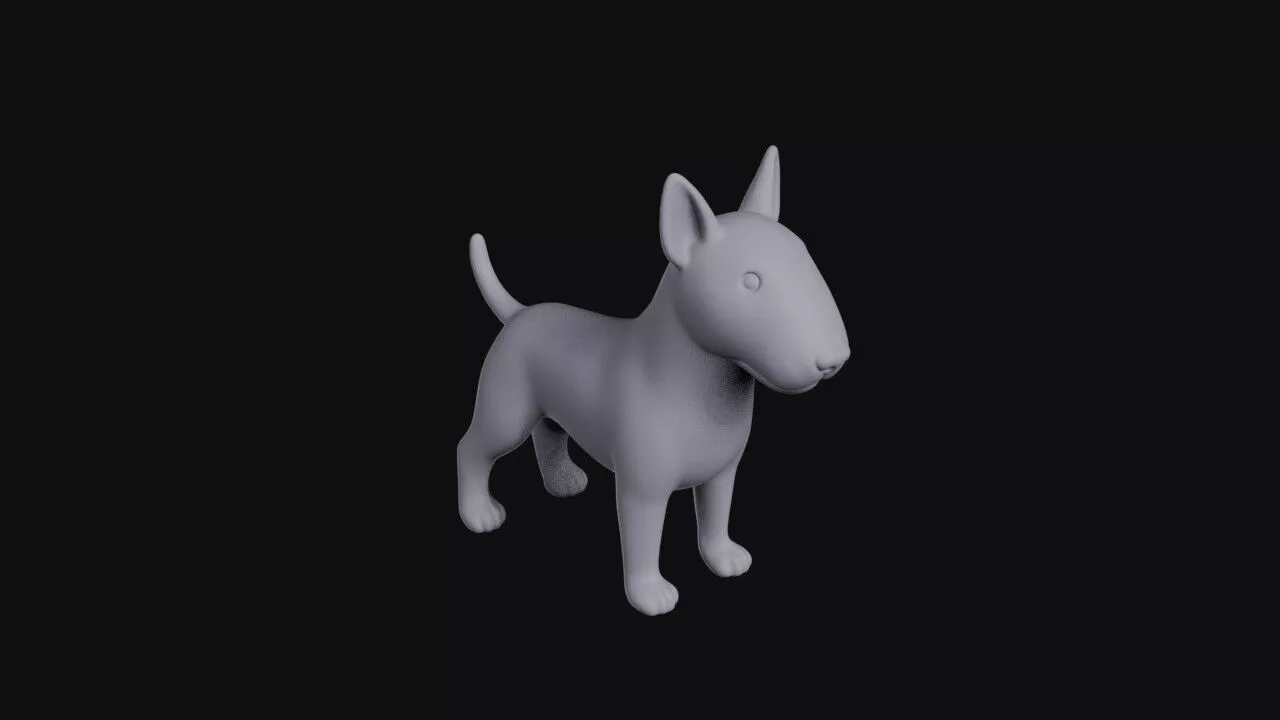 Bull Terrier 3D print model