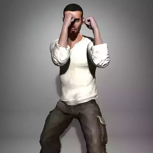 Urban Man Johnny Rigged 3D model