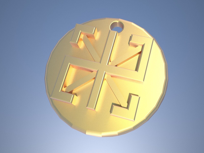 Slavic amulet Radinec 3D print model