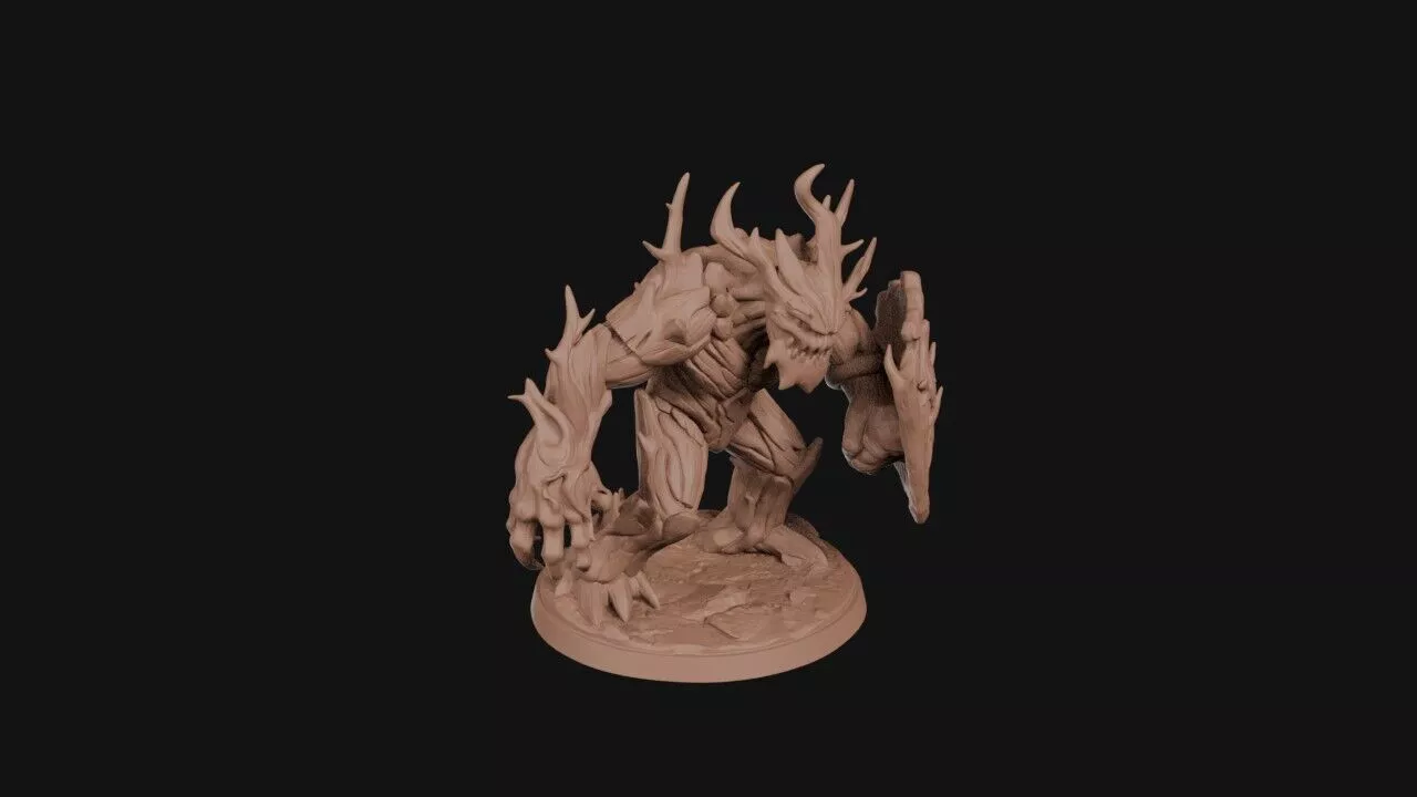 Thornbark Timber Guard 3D print model