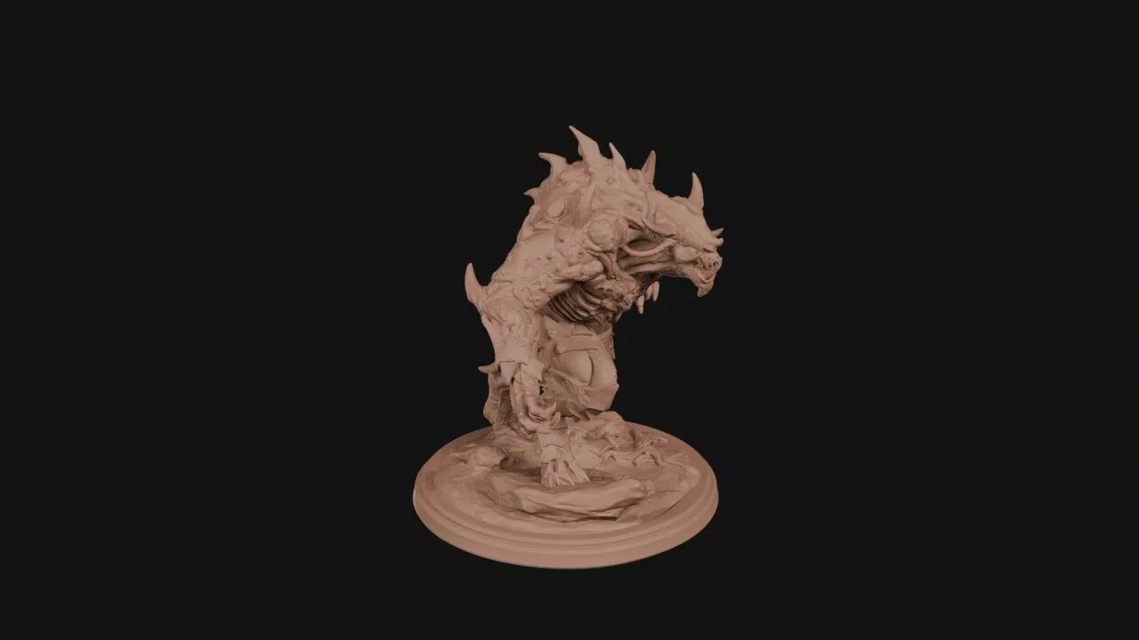 Festering Toxic Fiend 3D print model