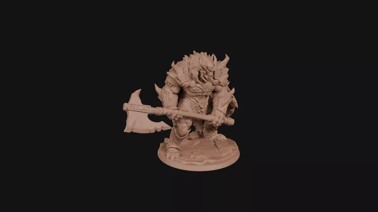 Caped Granite Trooper 3D print model
