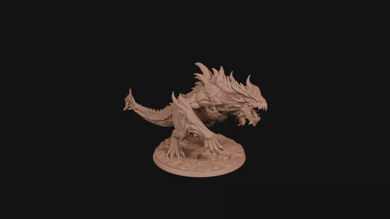 Petrified Saurian Idol 3D print model