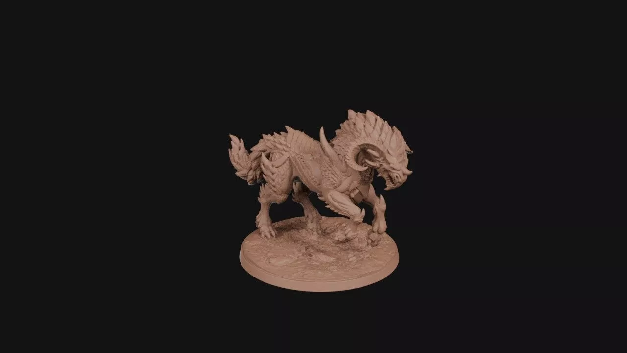 Rocky Spiked Charger 3D print model