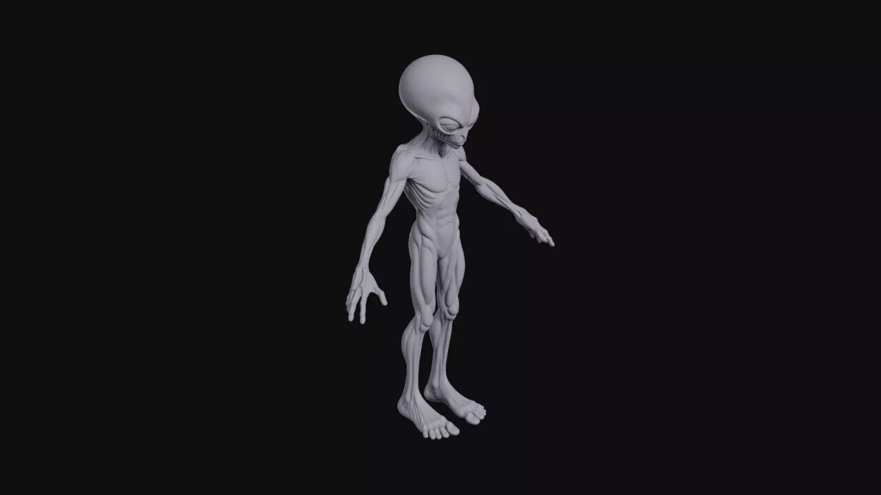 Alien 3D print model