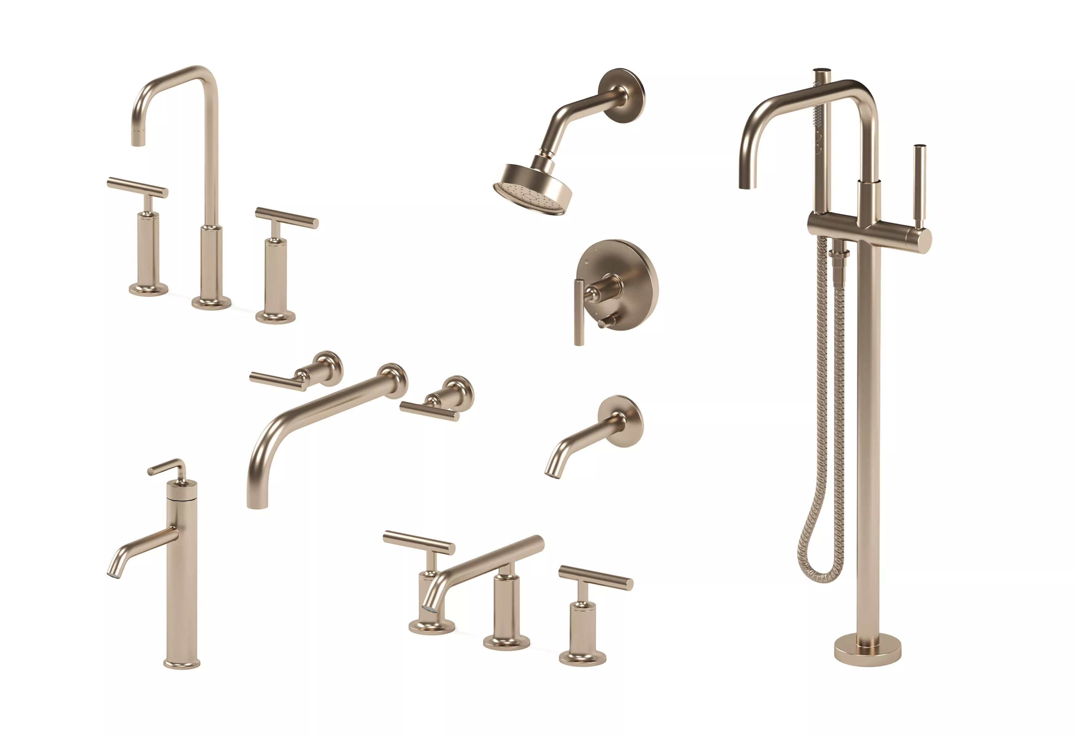 KOHLER bathroom faucets collection 3D model