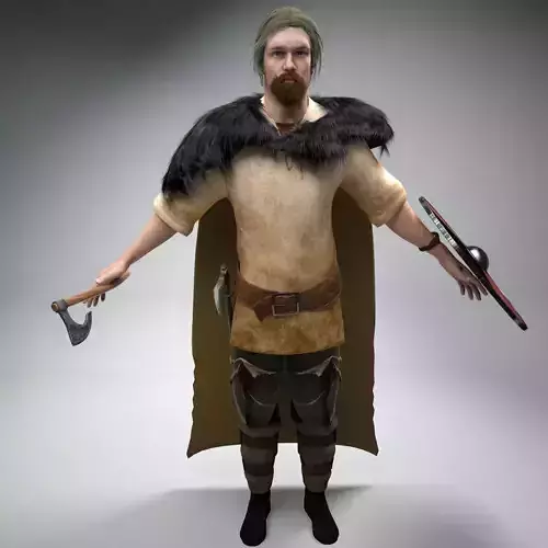 Viking Ragnar Not Rigged