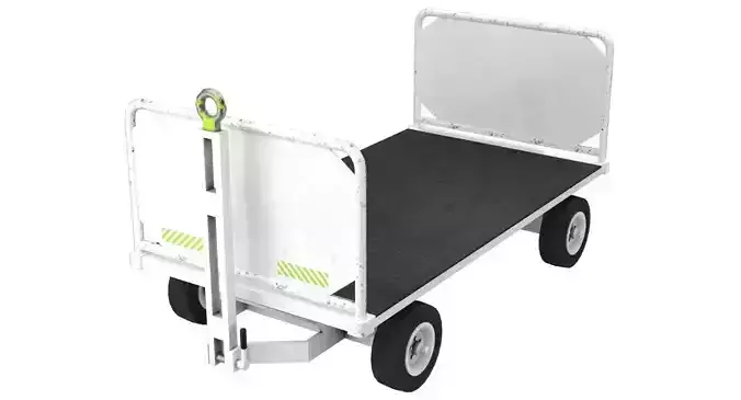 Baggage Cart 1 Lowpoly