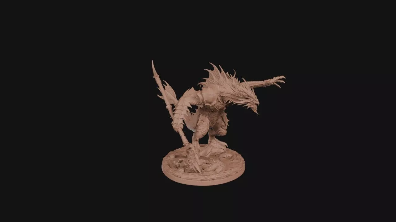 Trident Finned Raider 3D print model