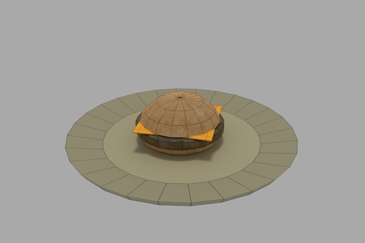 Low-Poly PBR Restaurant Pack Low-poly 3D model_6