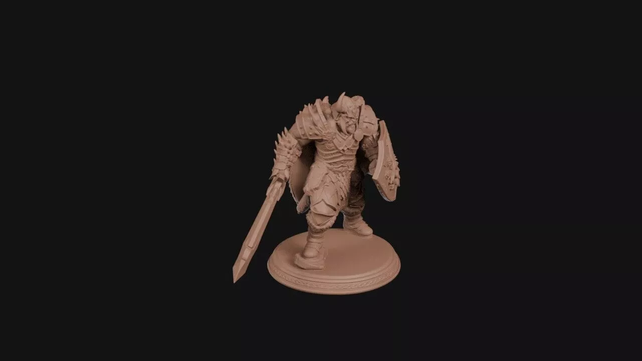 Grizzled Blade Veteran 3D print model