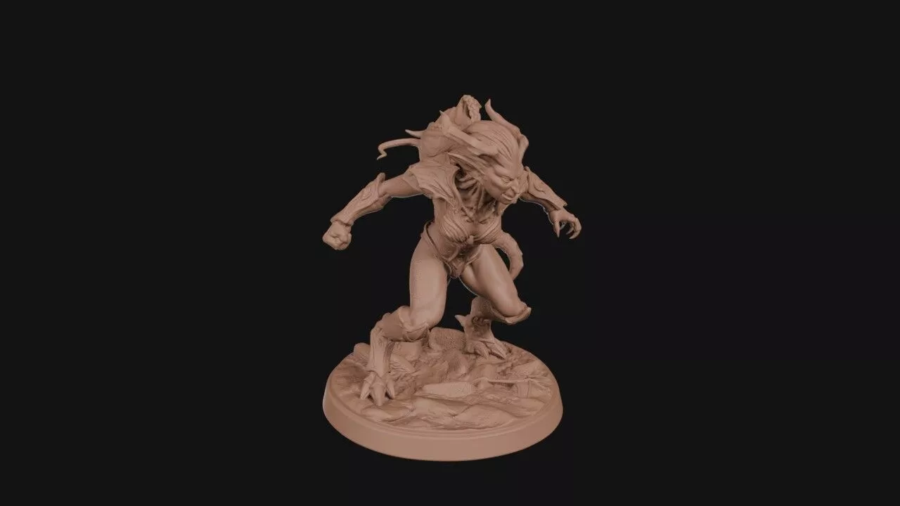 Horned Temptress Fiend 3D print model