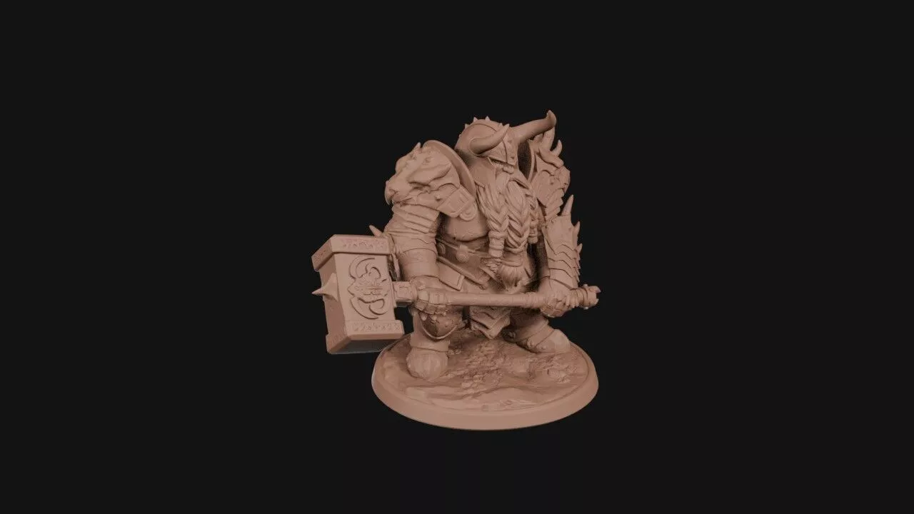Horned Maul Vanguard 3D print model