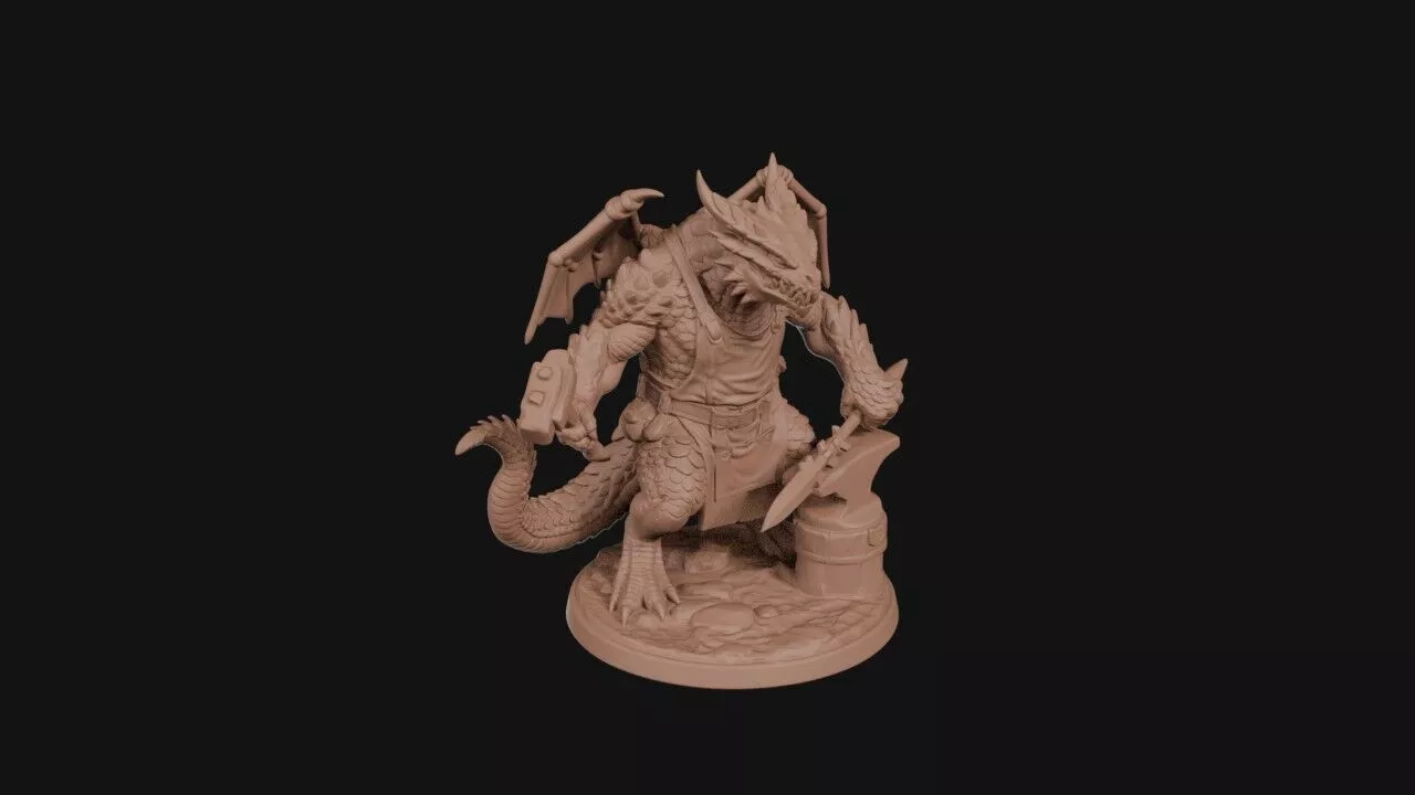 Wyrmforge Hammer Smith 3D print model