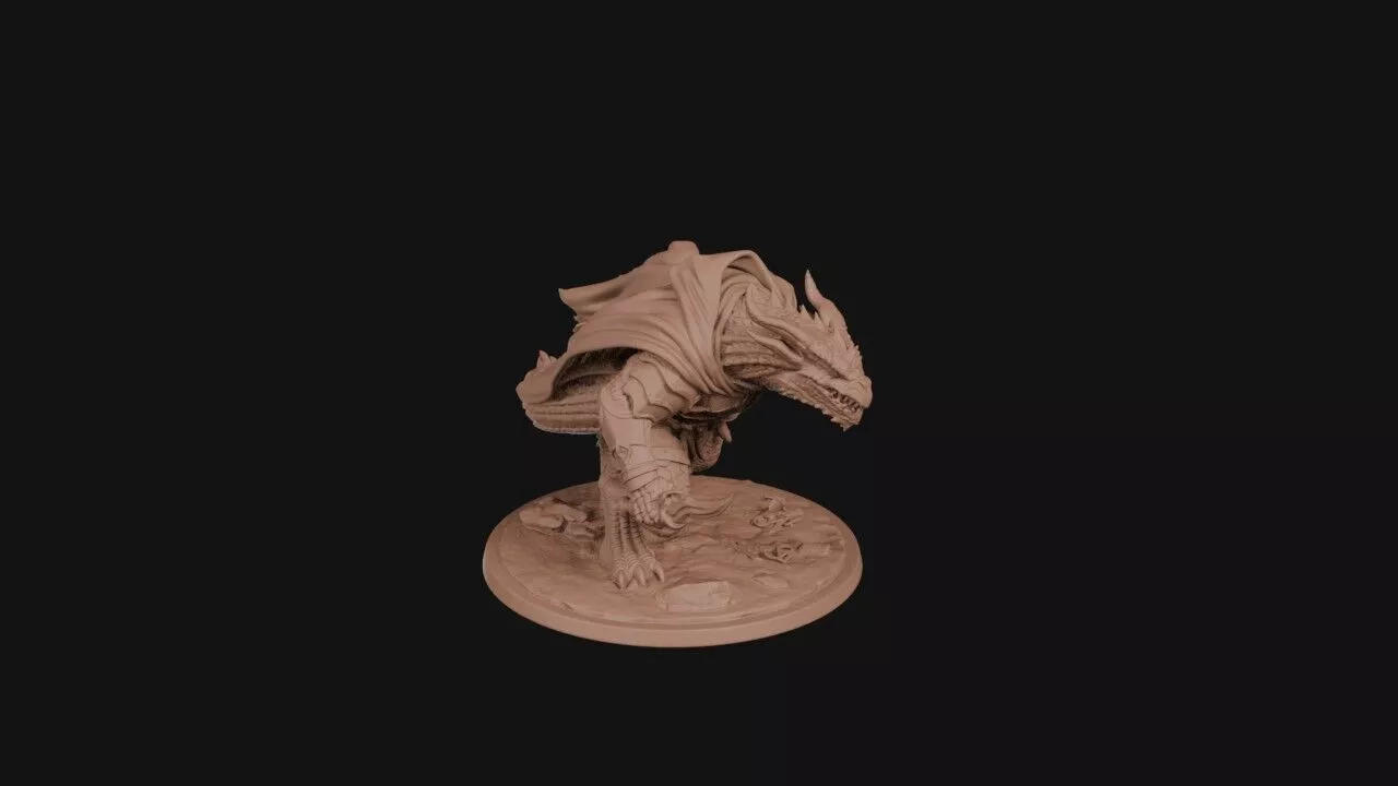 Scaled Wyrmkin Prowler 3D print model
