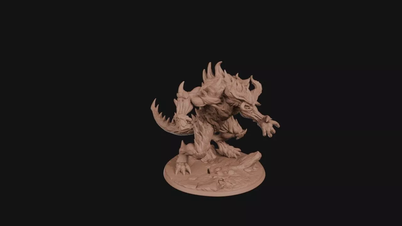 Infernal Clawed Fiend 3D print model