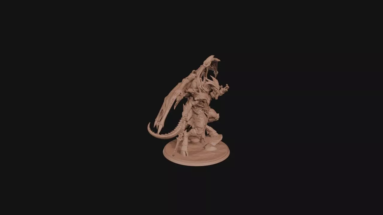 Fallen Winged Reaper 3D print model