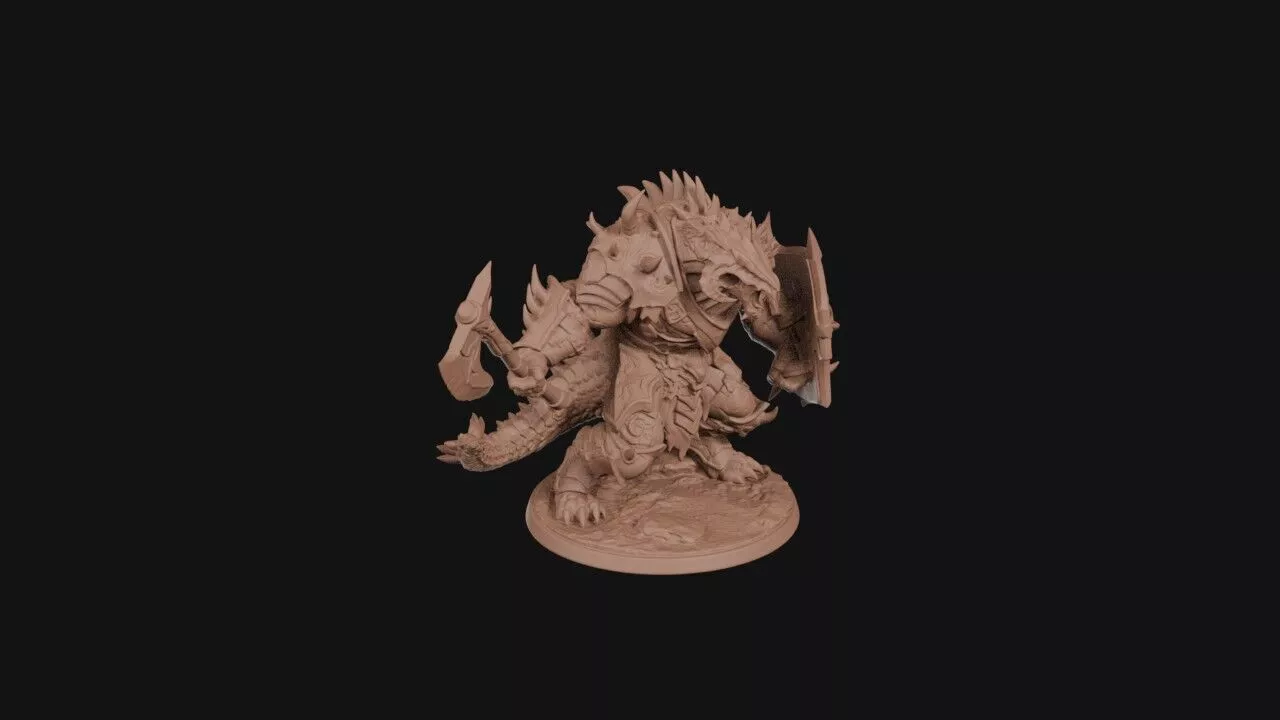 Scaled Axe Marauder 3D print model