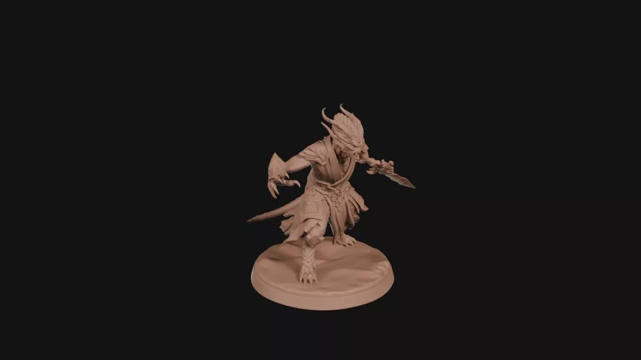 Jade Horned Ronin 3D print model