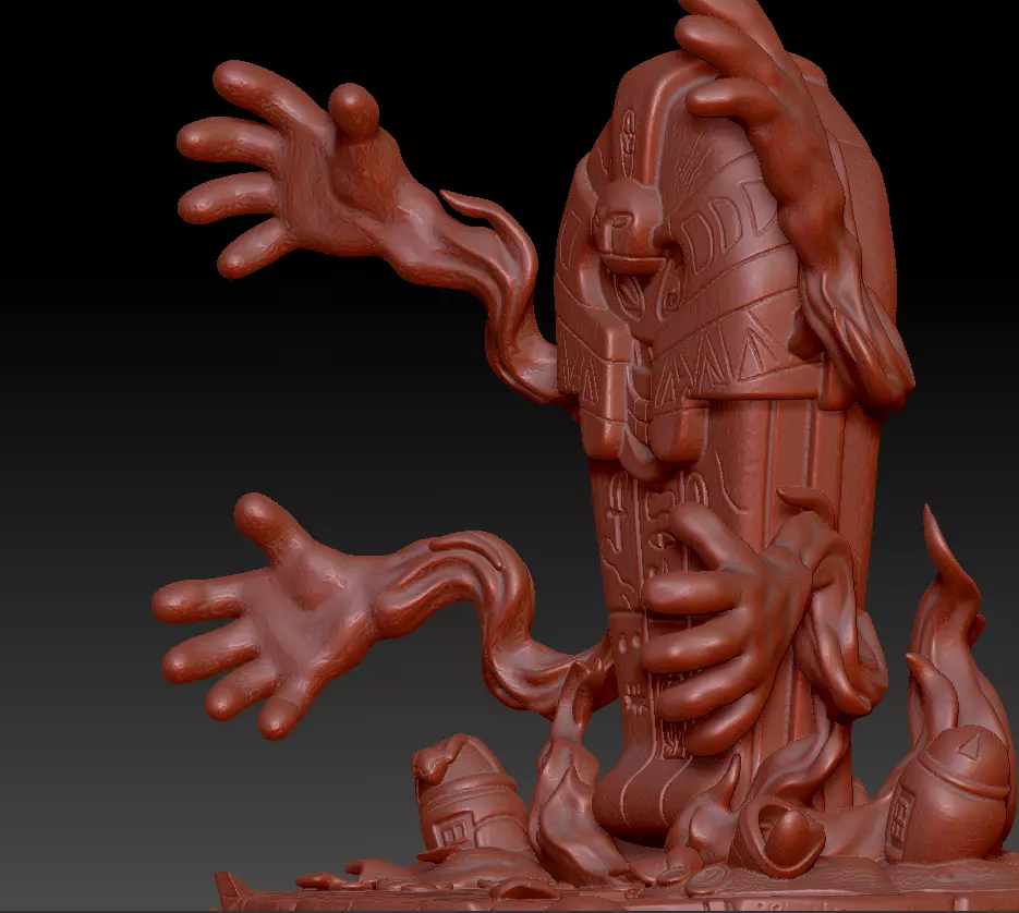 Cofagrigus-The Coffin Pokemon - Detailed 3D Sculpt 3D print model