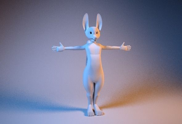 unwrapped anthro fox 3D Model .obj .3ds .blend .dae .mtl - CGTrader.com