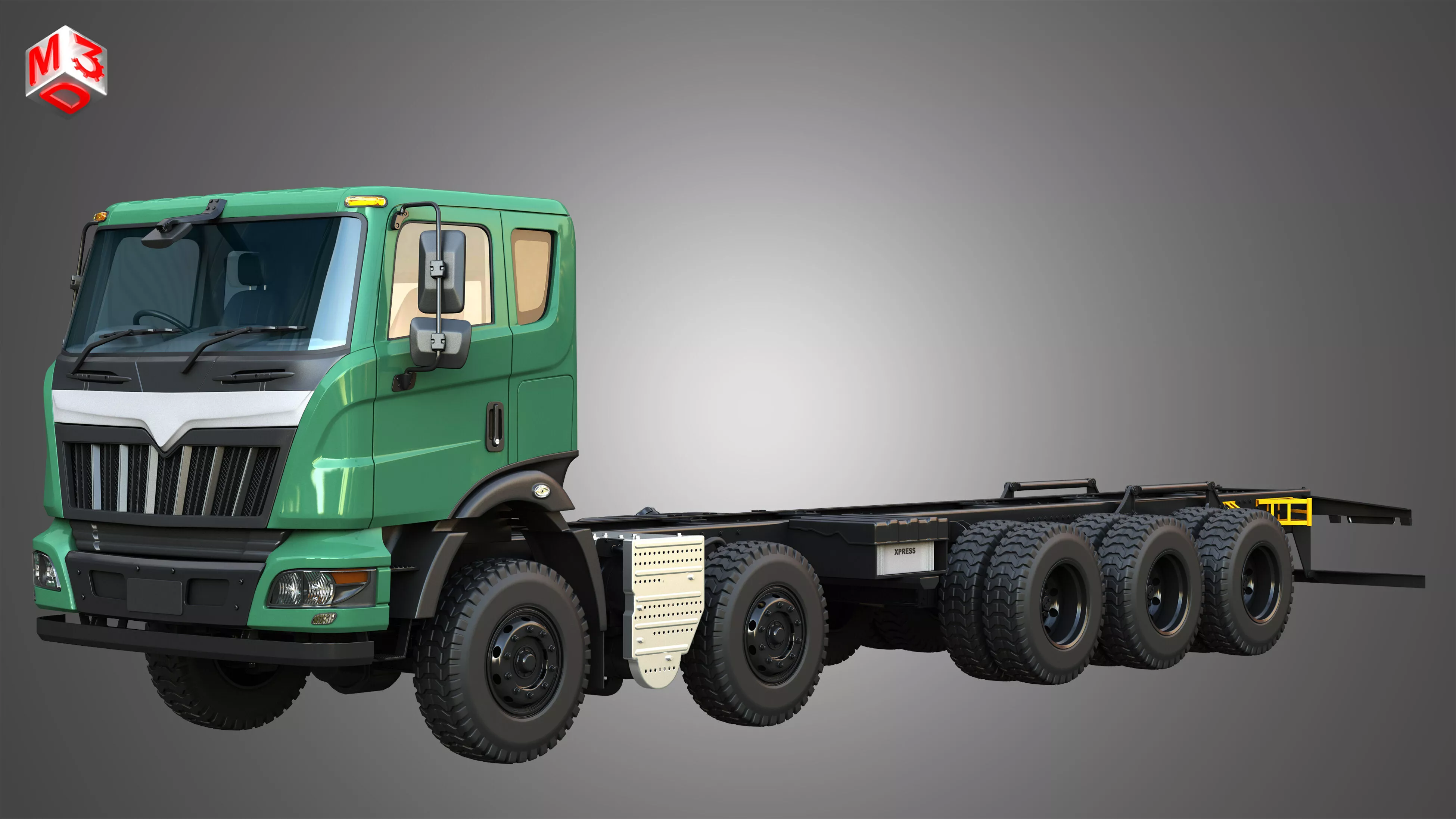 Mahindra Blazo X 49 Truck 3D model