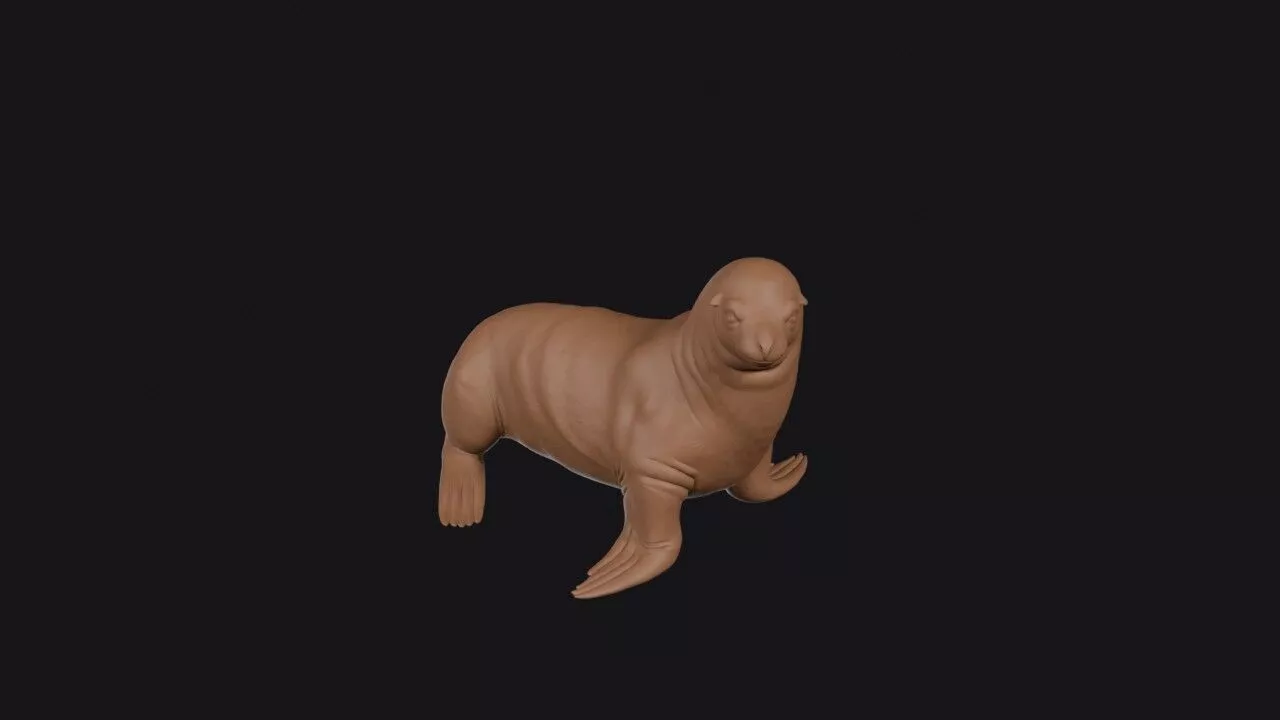 Sea Lion 3D print model