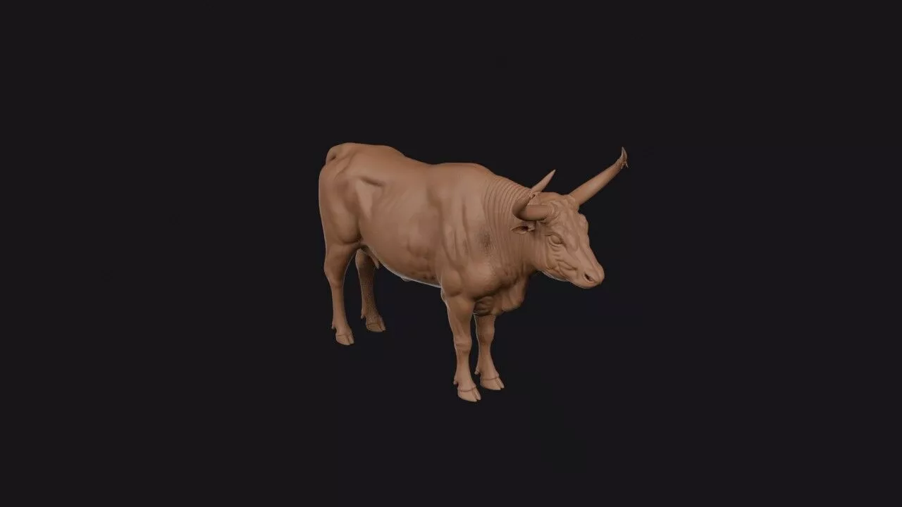 Kouprey 3D print model