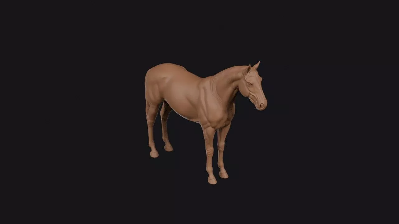 Horse 3D print model