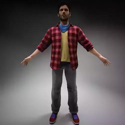 Casual Man Mark 3D model