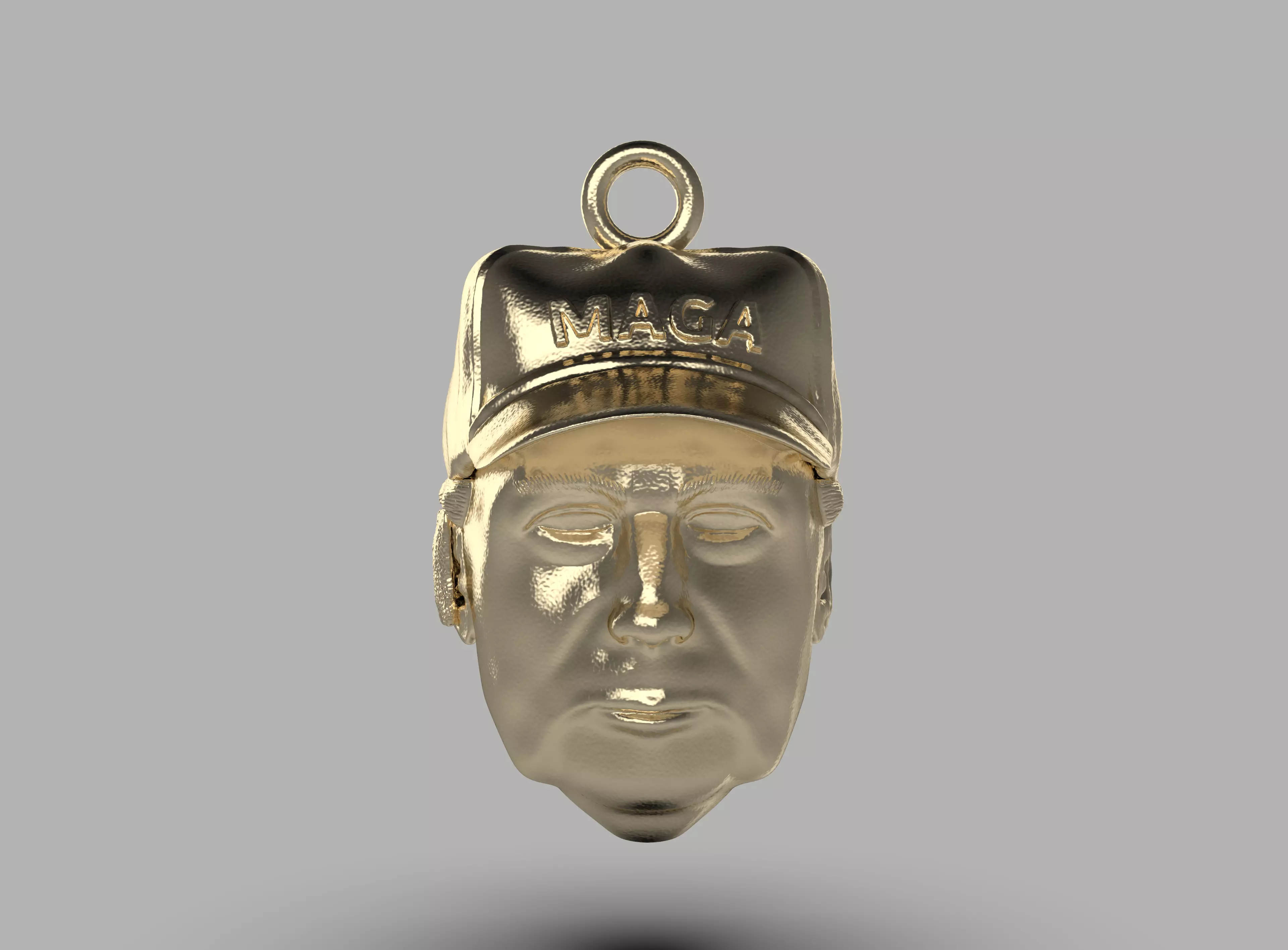 Donald Trump Portrait Pendant 3D Print Model 3D print model