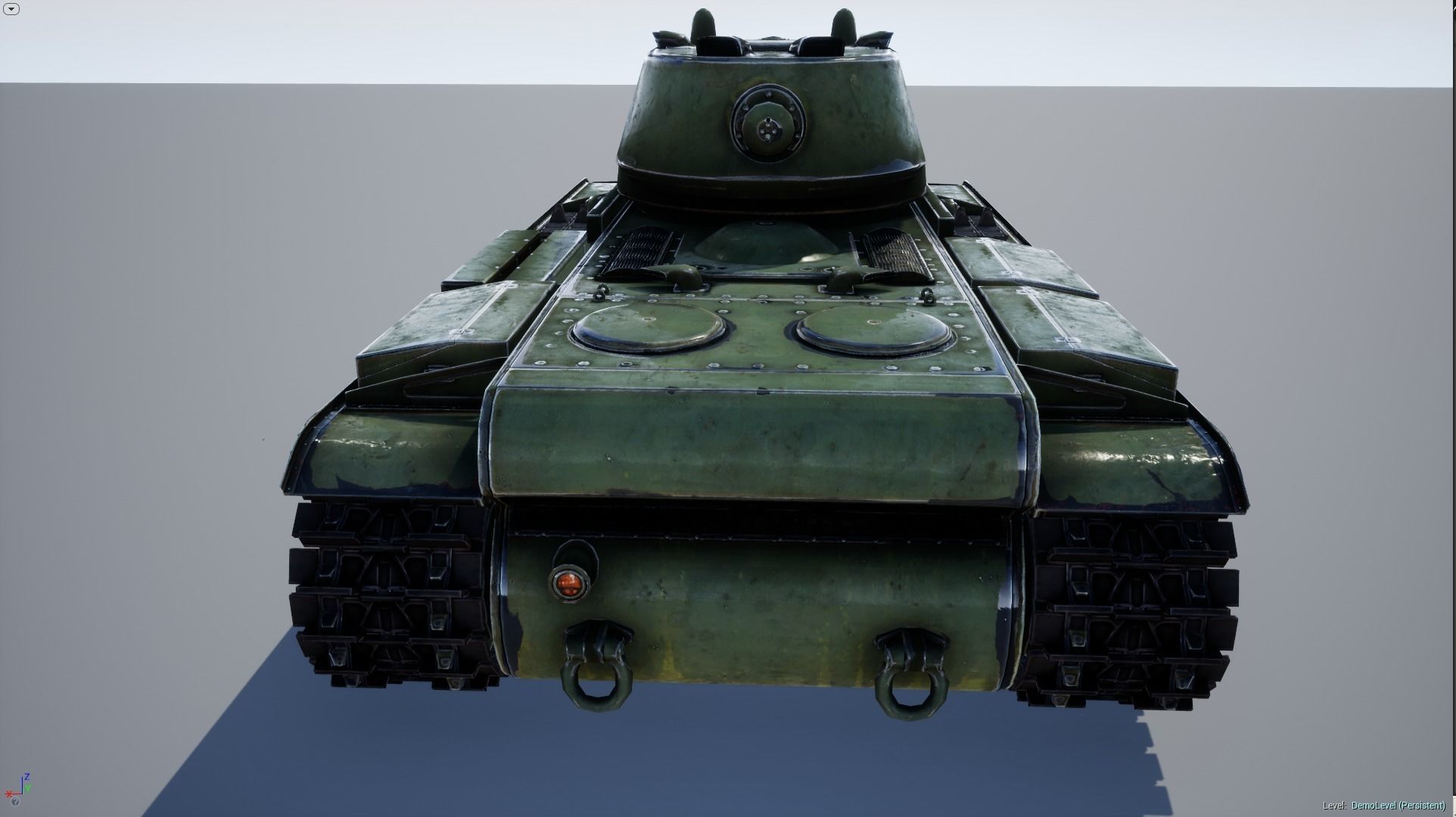 KV-1 ussr Tank - game model Low-poly 3D model_3