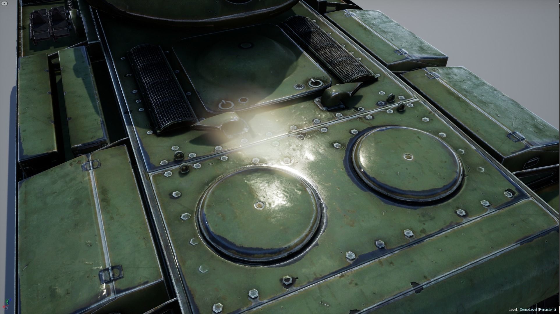 KV-1 ussr Tank - game model Low-poly 3D model_16