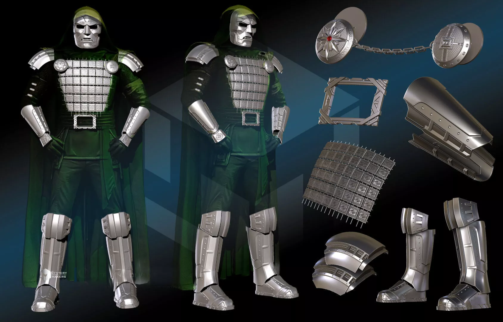 Dr Doom Doomsday armor 3D print model