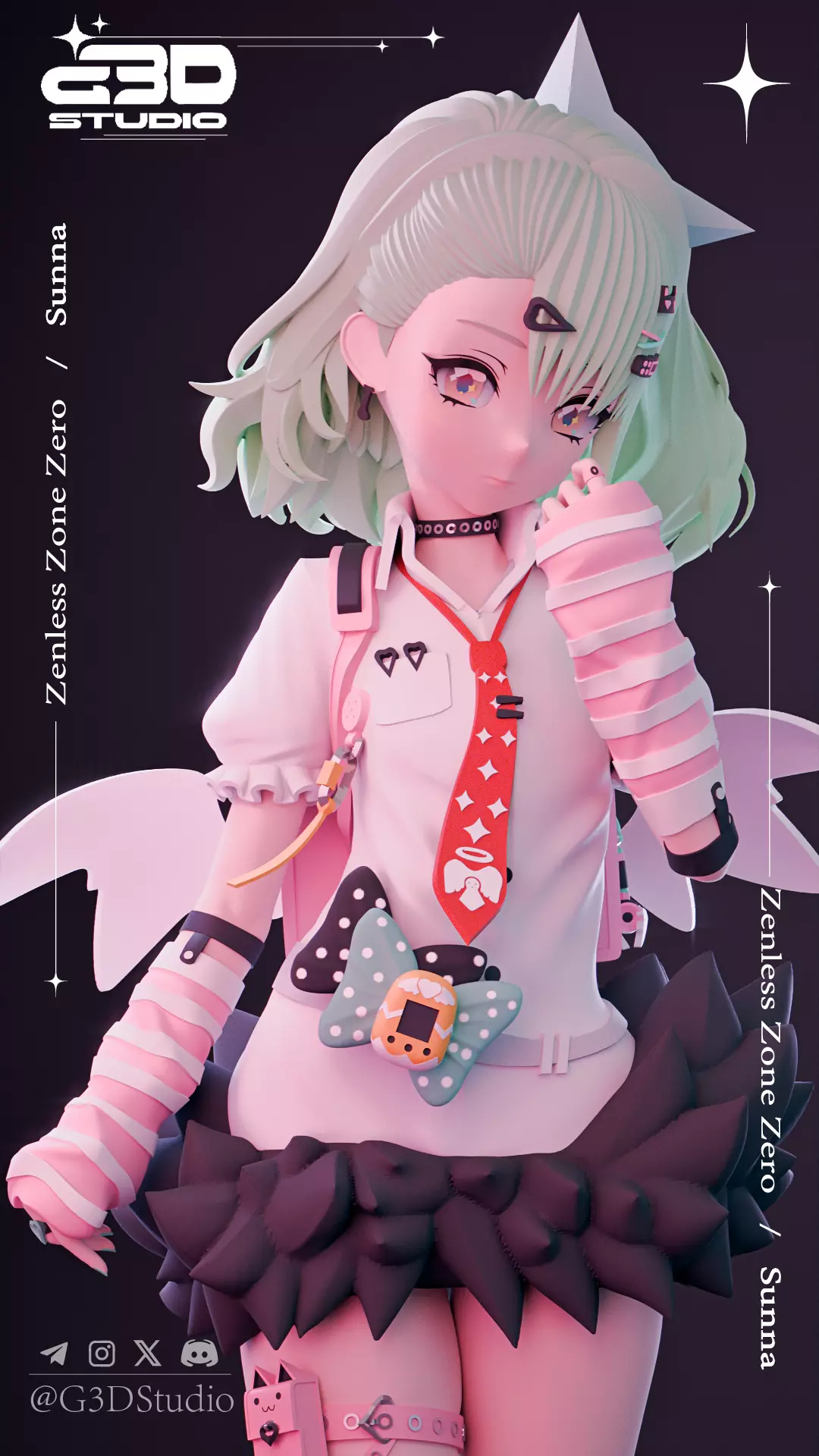 Sunna Zenless Zone Zero 3D print model