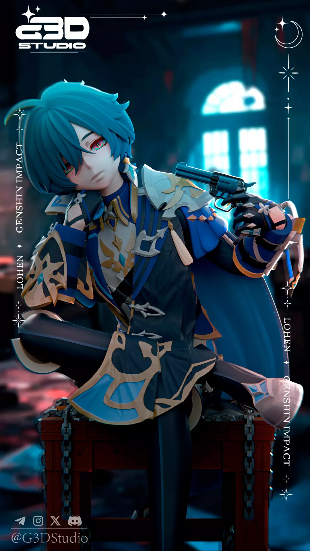Lohen Genshin Impact 3D print model