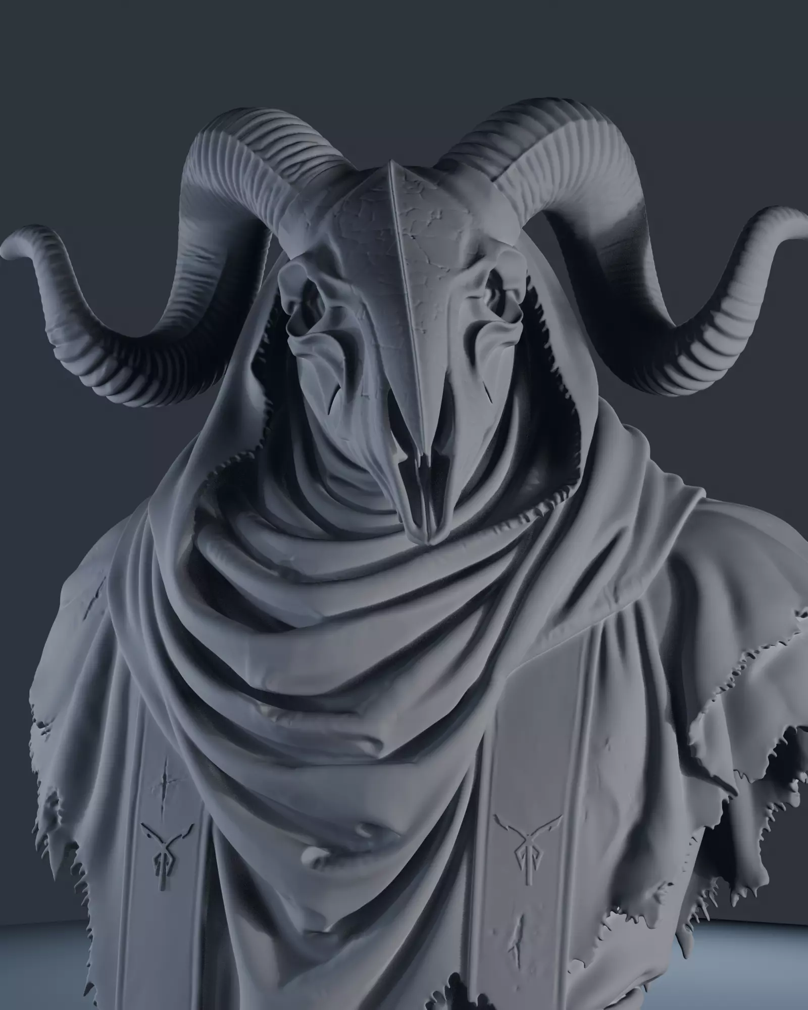 Fan Art Resident evil 4 bust Zealot Cultist horror 3d print 3D print model