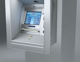 ATM machine Wincor Nixdorf 3D Model