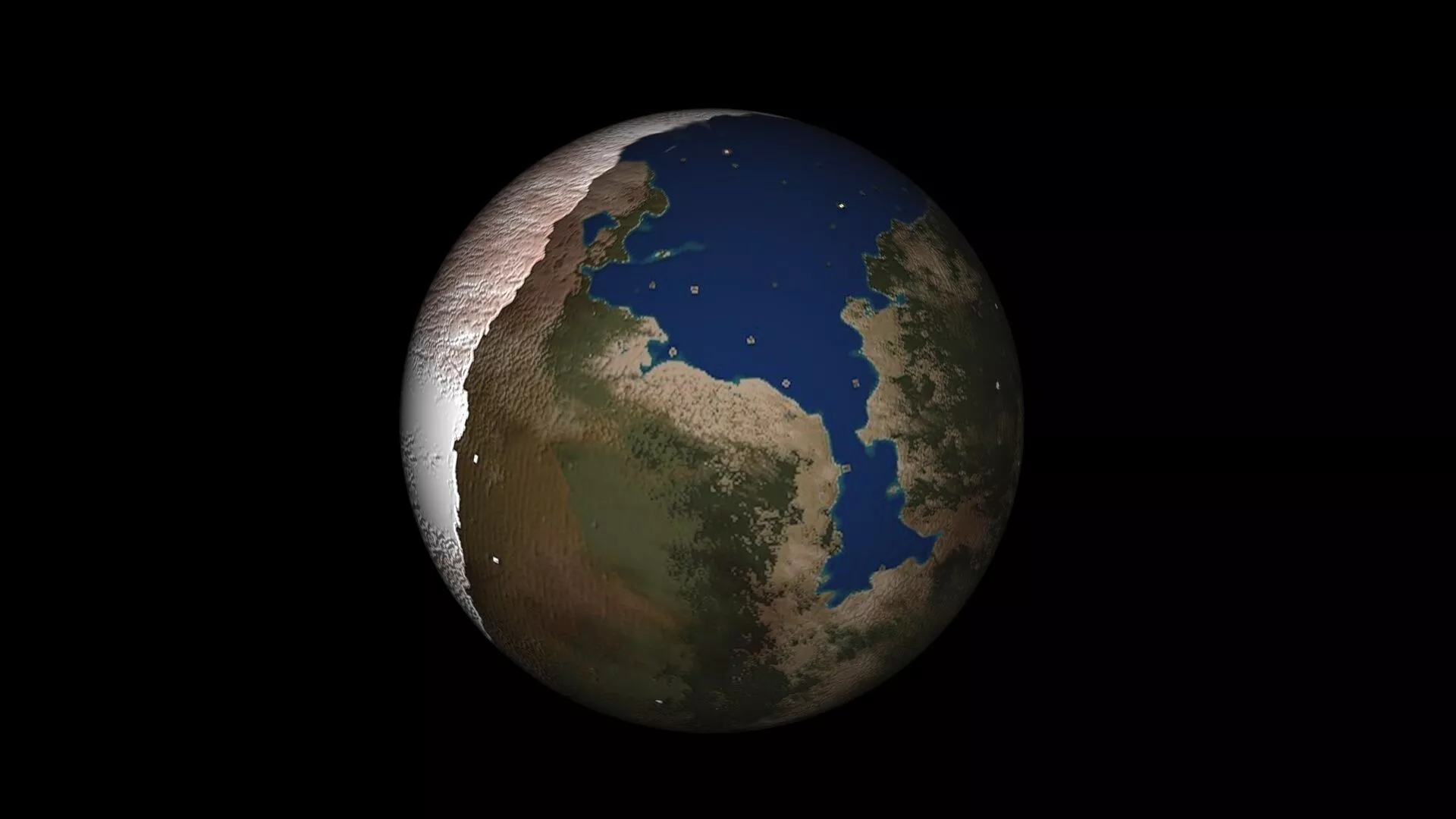 Muradythe Eyeball Planet 3D model