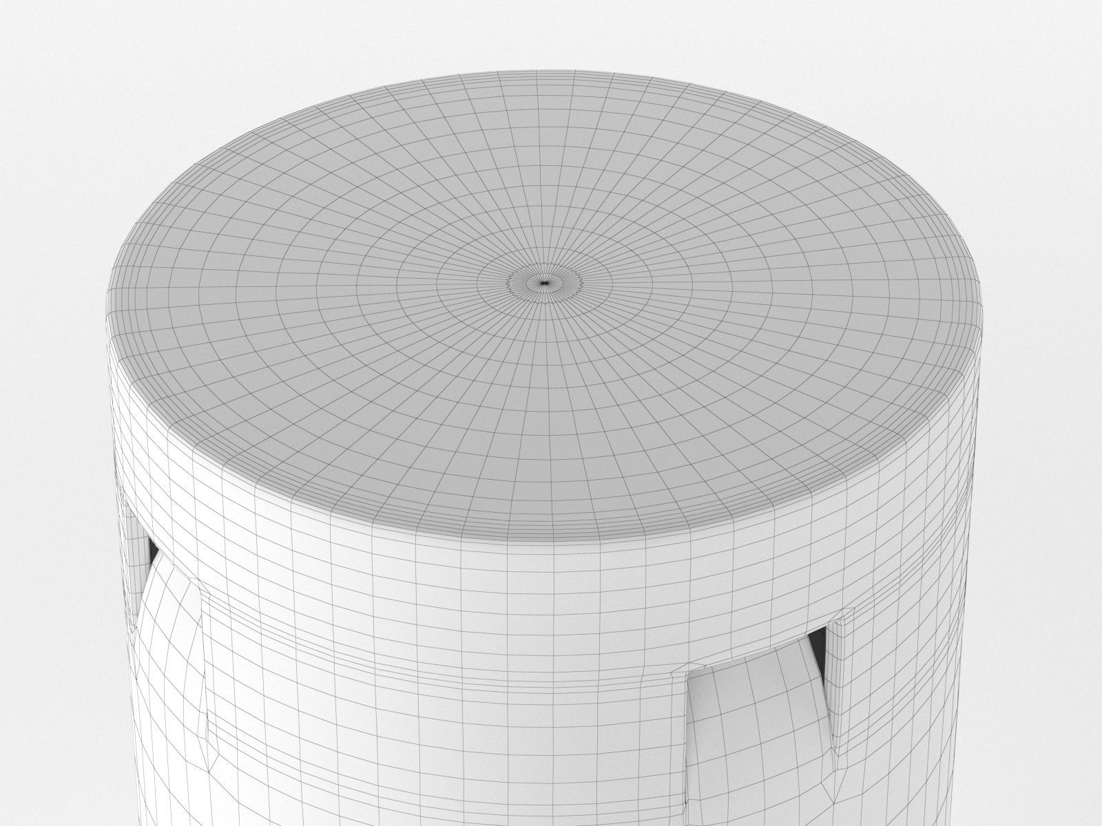 Torre Scudo Stools 3D model_2