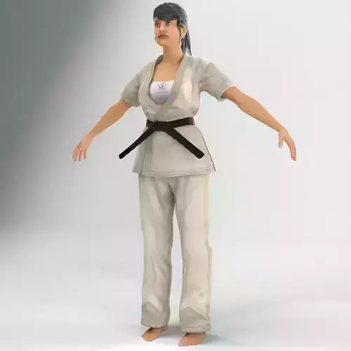 Karate Lady Not Rigged