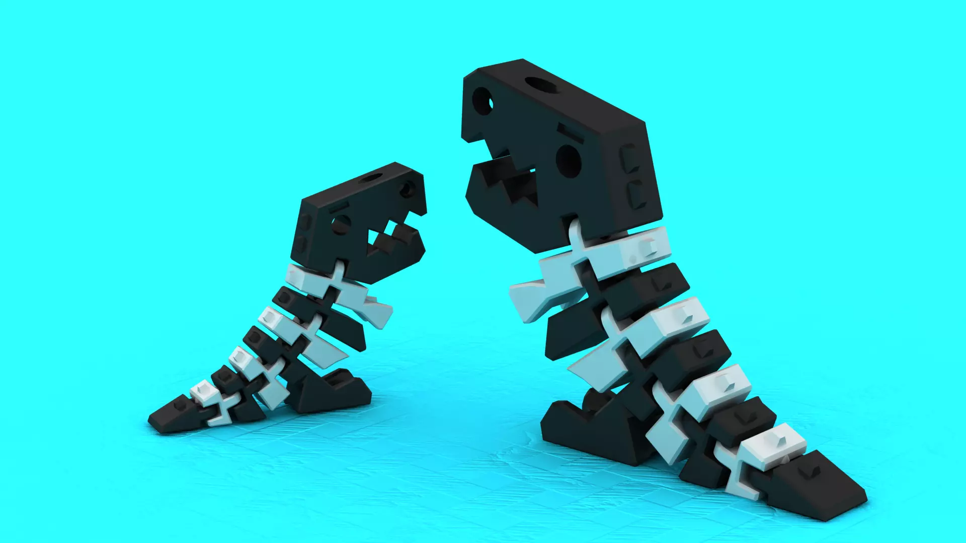 Robotic Fossil Necks 3D print model