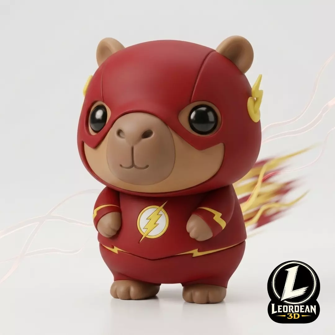 Chibi Speedster Capybara 3D Printable Collectible Figure 3D print model