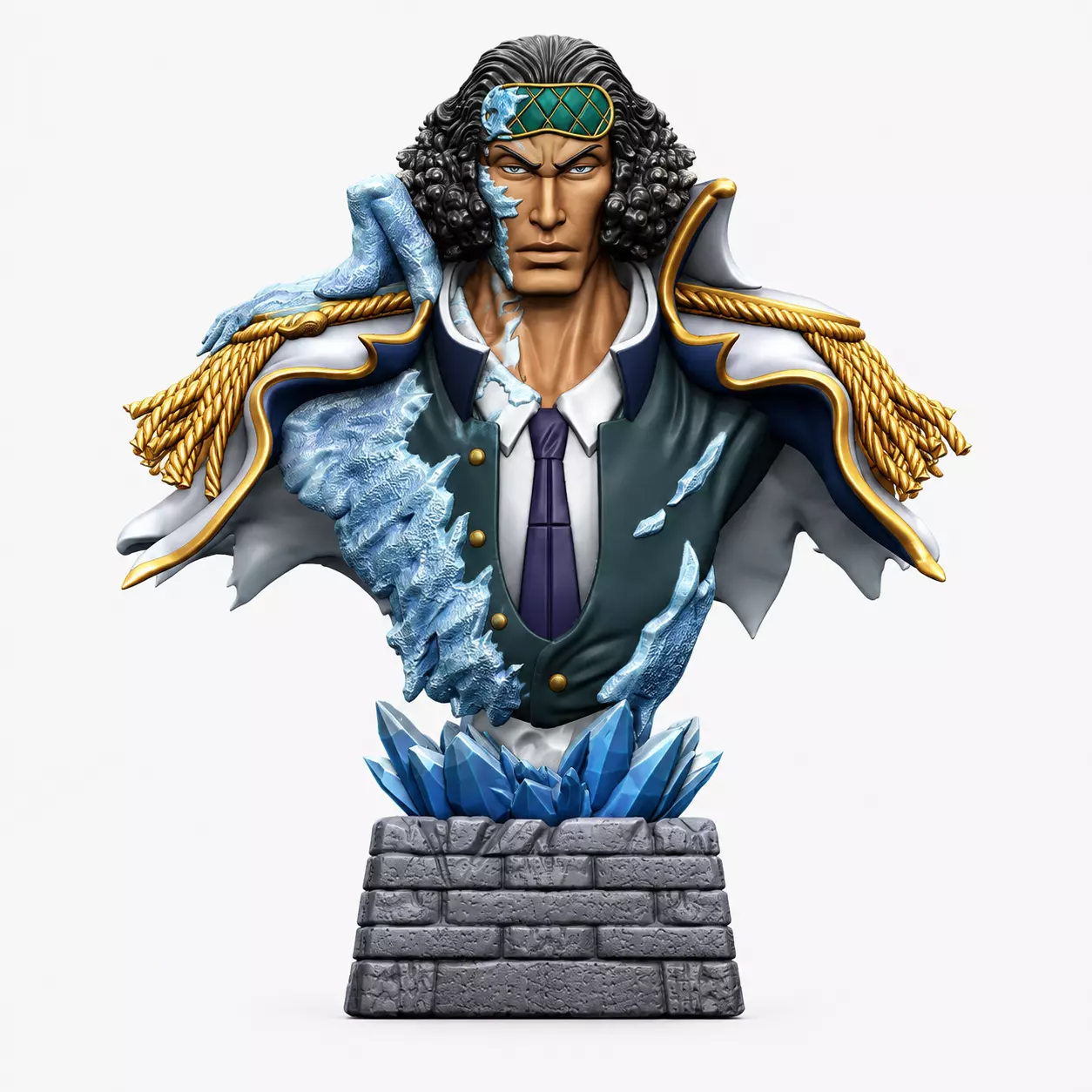 Ice Admiral Bust STL 3D print model