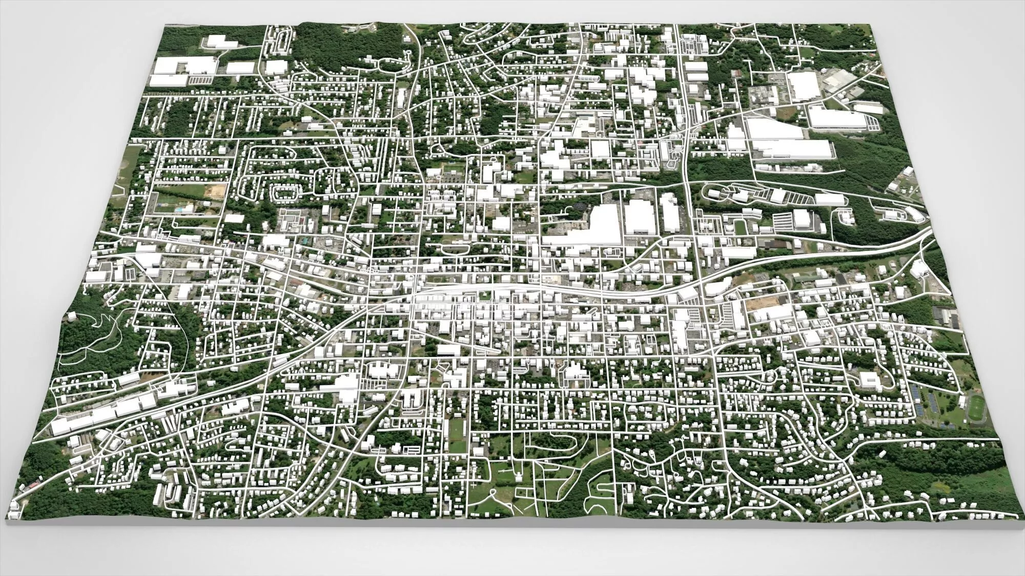 Cityscape Dalton United States 3D model