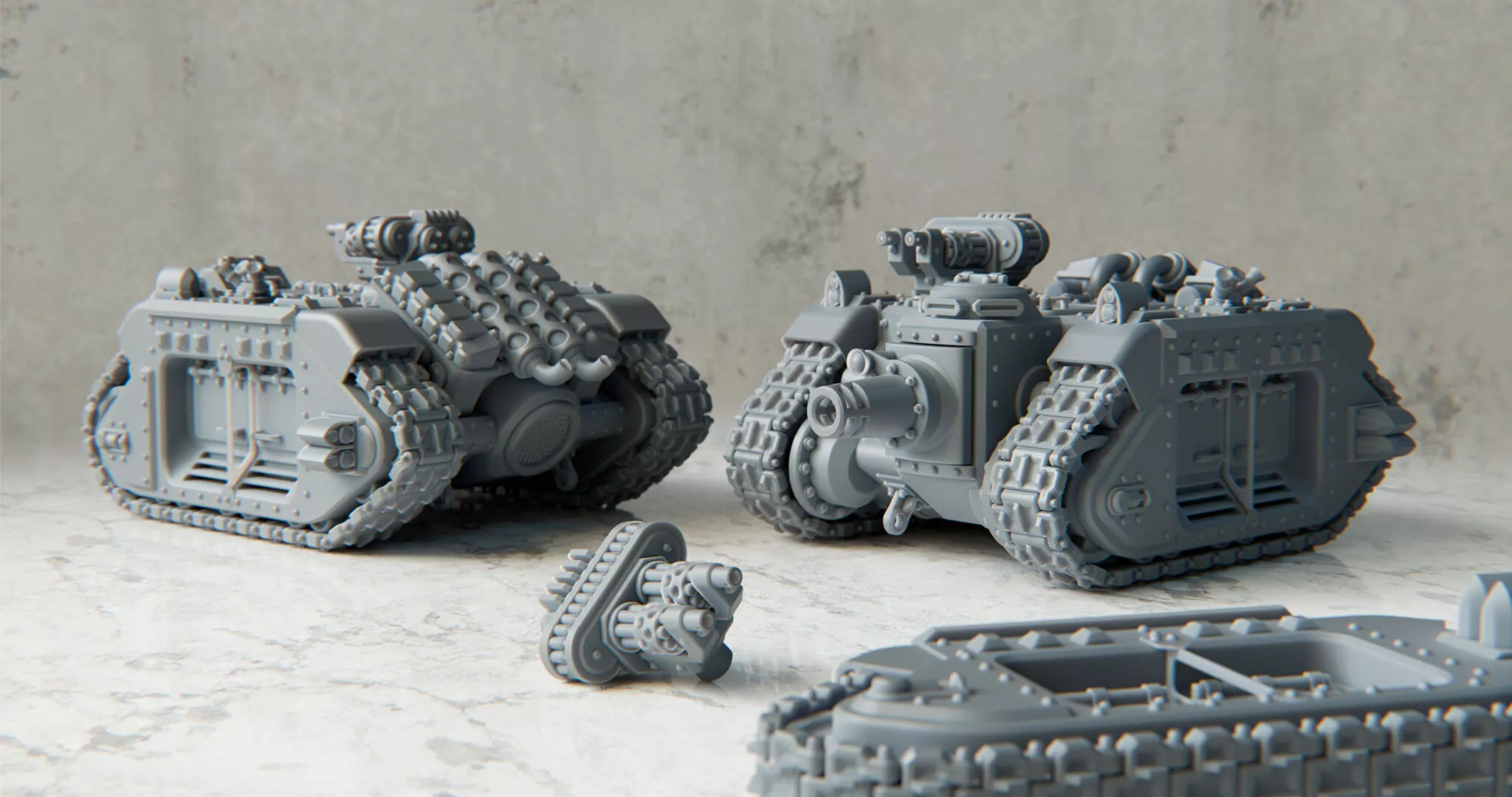 APCT - Armored Personnel Carrier Tank - Digital Sculpt Kit 3D print model