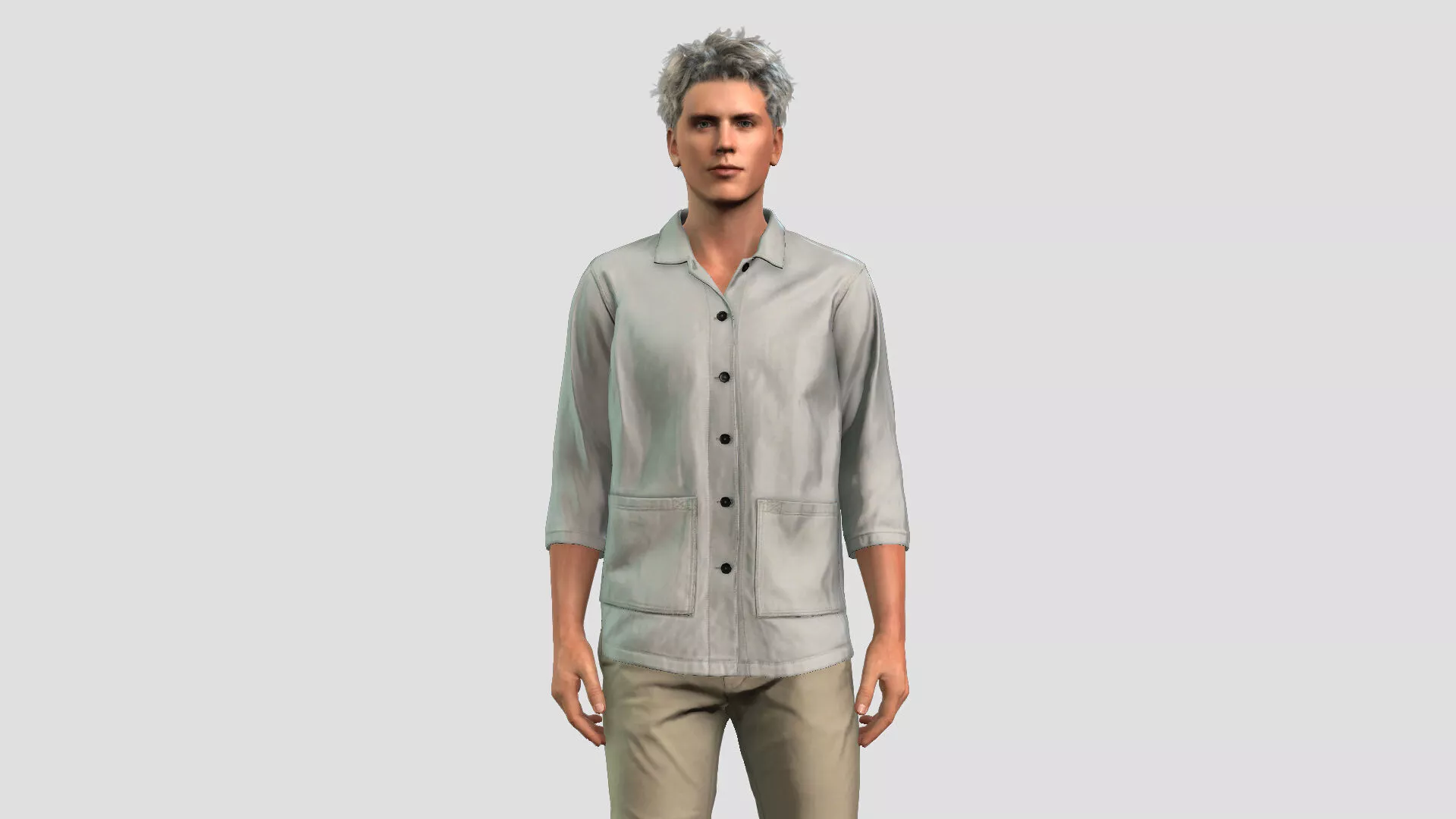 Detailed Male Human 3D model