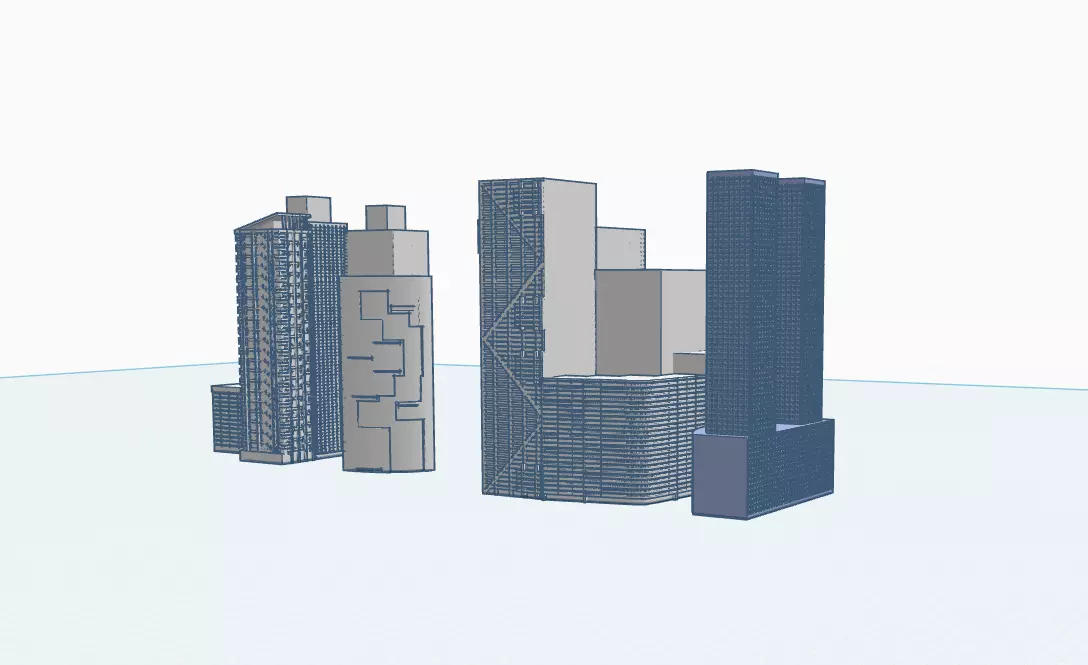 assorted towers Free 3D print model