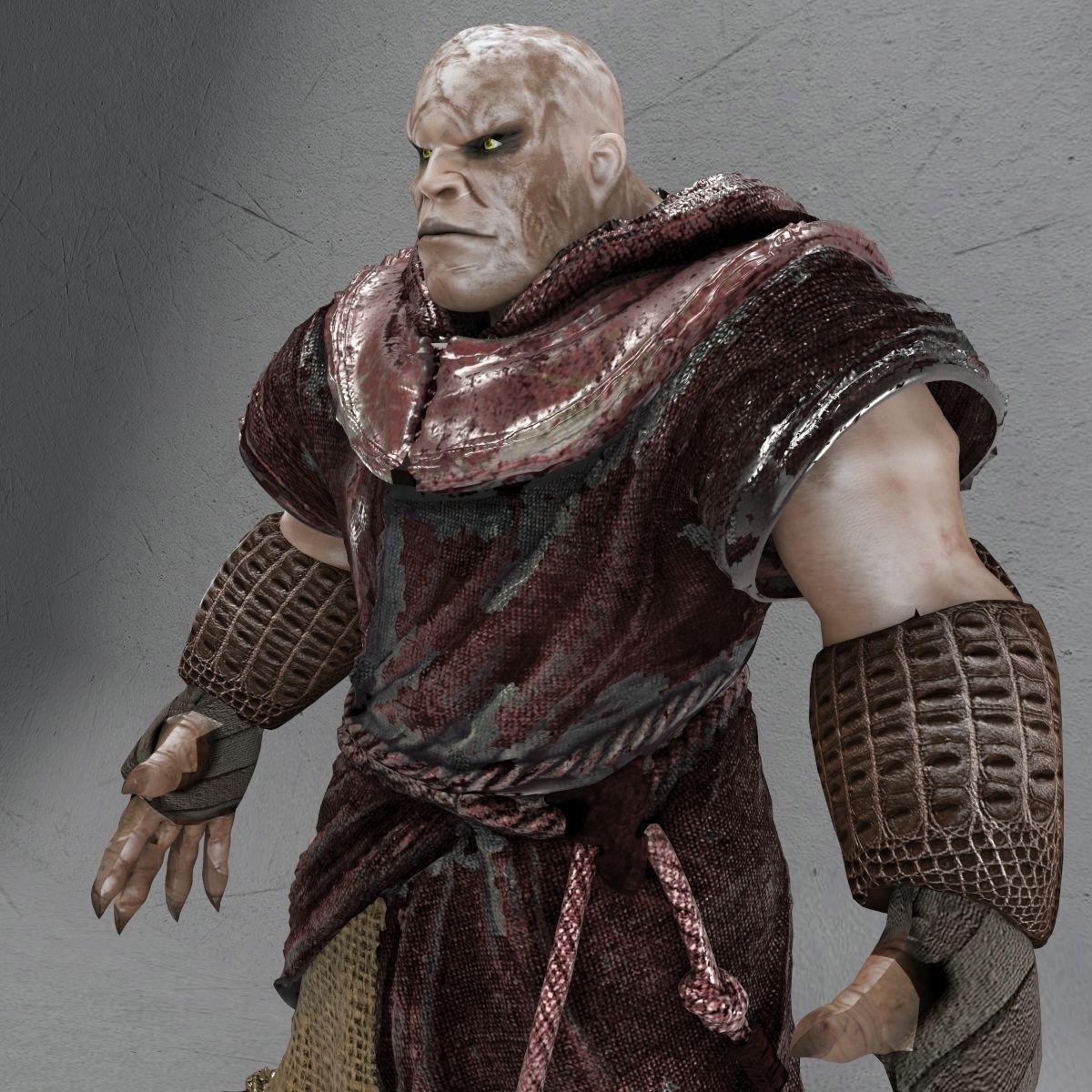 DoomBringer V2 Low-poly 3D model_2